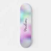 Persoonlijke scriptnaam Cute Girly Skateboard (Voorkant)
