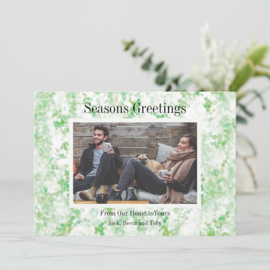 Persoonlijke seizoenen begroeten vanuit ons huis (Staand voorkant)