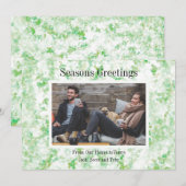 Persoonlijke seizoenen begroeten vanuit ons huis (Voorkant / Achterkant)