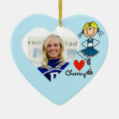 Persoonlijke selectie van het Stick Figuur Love Ch Keramisch Ornament (Voorkant)