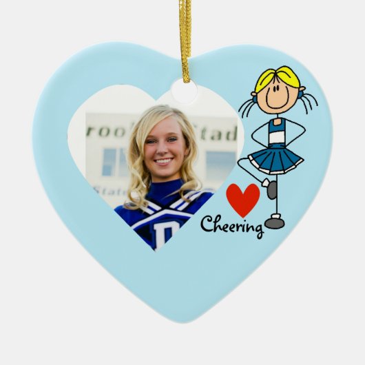 Persoonlijke selectie van het Stick Figuur Love Ch Keramisch Ornament (Voorkant)