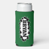 Persoonlijke seltzer blikje koeler met breuk print (Seltzer Voorkant)