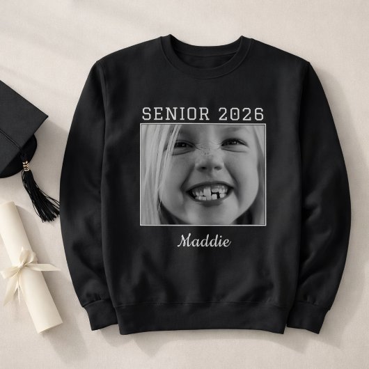 Persoonlijke Senior 2026 aangepaste Foto afstudeer Trui