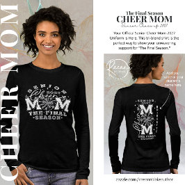 Persoonlijke Senior Cheer Mom 2027 Dames Tri-Blend Shirt