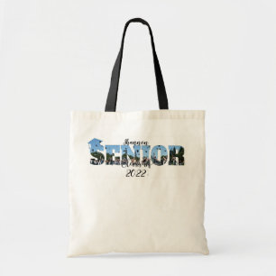 Persoonlijke senior klas foto boodschappentas tote bag
