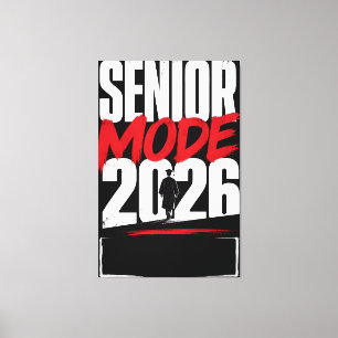 Persoonlijke Senior Modus 2026 Afgestudeerde Canvas Afdruk