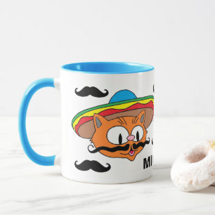 Persoonlijke Senor Gato Snor Baard Mok