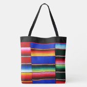 Persoonlijke Serape-streep Tote Bag (Achterkant)