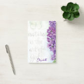 Persoonlijke seringen natuurcitaat post-it® notes (Kantoor)