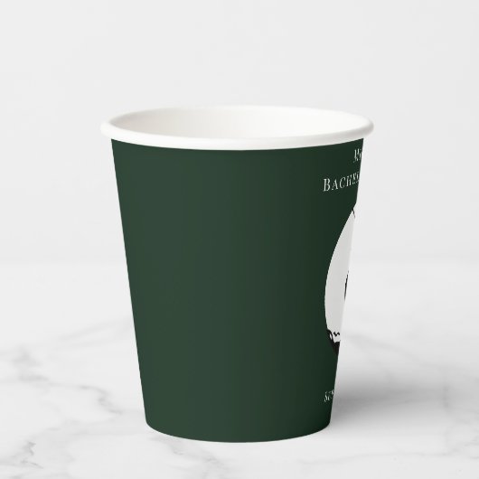 Persoonlijke servetten | Ongehuwde golf weekend Papieren Bekers (Voorkant)