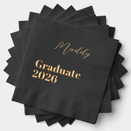 Persoonlijke servetten voor afstuderen 2025 (Insitu (Gestapeld))