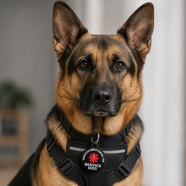 Persoonlijke servicehond huisdierpenning (Creator heeft geüpload)