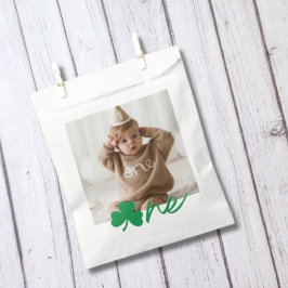 Persoonlijke Shamrock Eén Verjaardag Favoriet Zakj Bedankzakje