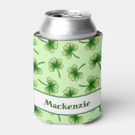 Persoonlijke Shamrock Light Green St Patrick's Day Blikjeskoeler