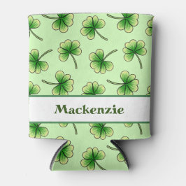Persoonlijke Shamrock Light Green St Patrick's Day Blikjeskoeler