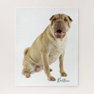 Persoonlijke Shar Pei-hondsfoto Legpuzzel