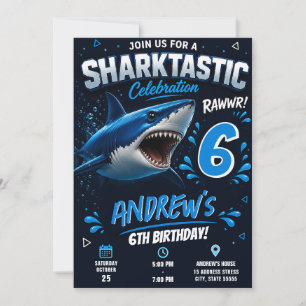 Persoonlijke Sharktastic Verjaardag Kaart