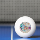 Persoonlijke Shell Mozaïek Pingpongbal (Net)