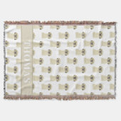 Persoonlijke Shih Tzu (Blonde Goudgele) Goudgele Deken (Voorkant)