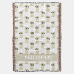 Persoonlijke Shih Tzu (Blonde Goudkleurige Taan) T Deken