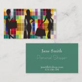 Persoonlijke shopper, stijlvol, stijlvol, stijlvol visitekaartje (Voorkant / Achterkant)