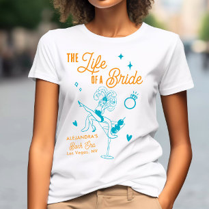 Persoonlijke Showgirl Bach Era Bruid Bachelorette T-shirt
