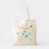 Persoonlijke Showgirl Bruidsfeest Bruidsmeisjes Ui Tote Bag (Voorkant)