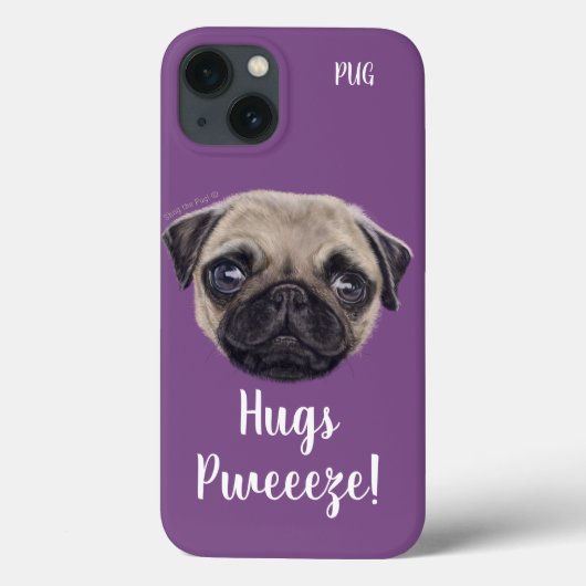 Persoonlijke Shug The Scottish Pug Case-Mate iPhone Case (Achterkant)