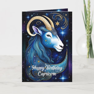 Persoonlijke Sieraden Galaxy Dierenriem Steenbok Kaart