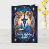 Persoonlijke Sieraden Galaxy Dierenriem Tweelingen Kaart (Gele Bloem)