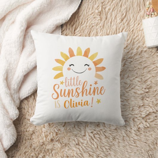 Persoonlijke sierkussen "Little Sunshine" (Deken)
