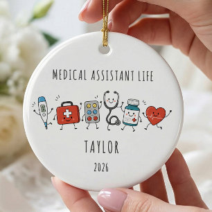 Persoonlijke Siervoorwerp voor Medisch Assistenten Keramisch Ornament