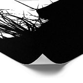 Persoonlijke Silhouette Mountain Bike Poster (Hoek)