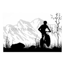 Persoonlijke Silhouette Mountain Bike