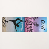 Persoonlijke Silhouette Yoga Mat (Achterkant (horizontaal))