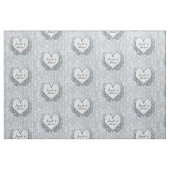 Persoonlijke Silver Angel Wings & Heart Stof (Fat Quarter)