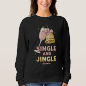 Persoonlijke 'Single en Jingle' Grappige Kerst Trui (Voorkant)