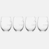 Persoonlijke Sip & Sunset Steel Wine Glas Set  (Rechts)