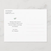 Persoonlijke Sjabloon Fotovakantie Briefkaart (Achterkant)