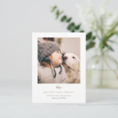 Persoonlijke Sjabloon Fotovakantie Briefkaart (Staand voorkant)