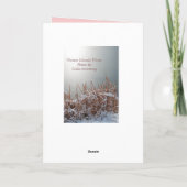 Persoonlijke Sjabloon van de Kaart van de Winter P (Achterkant)