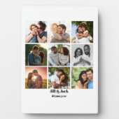 Persoonlijke sjabloon voor collage met 9 foto's vo fotoplaat (voorkant)