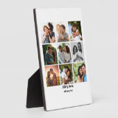 Persoonlijke sjabloon voor collage met 9 foto's vo fotoplaat (Zijkant)