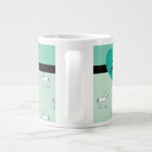 Persoonlijke Sjabloon voor Mok van I-liefdespaarde (Achterkant)