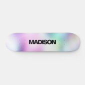Persoonlijke Skateboard Naam Modern Cute (Horizontaal)