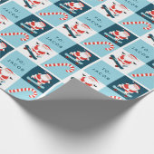 Persoonlijke Skateboarding Holiday Gift Cadeaupapier (Hoek)