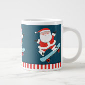 Persoonlijke Skater Holiday Gift Giant Coffee Mok (Rechts)