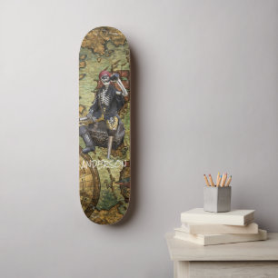 Persoonlijke SKELETON PIRATE HERO Persoonlijk Skateboard