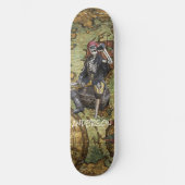 Persoonlijke SKELETON PIRATE HERO Persoonlijk Skateboard (Voorkant)
