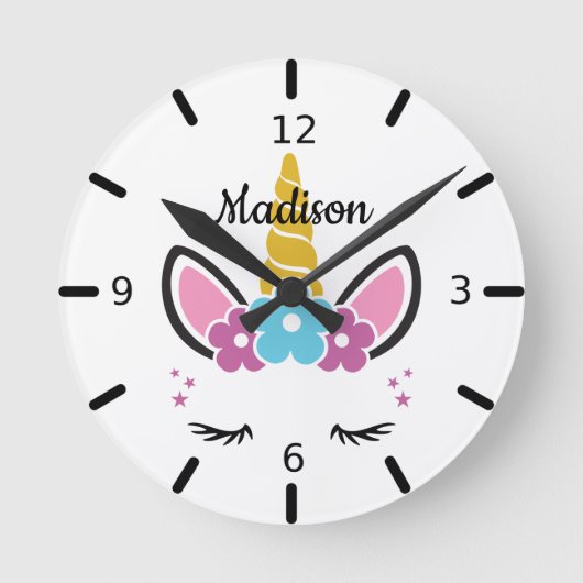 Persoonlijke slaapkamer ronde klok (Voorkant)